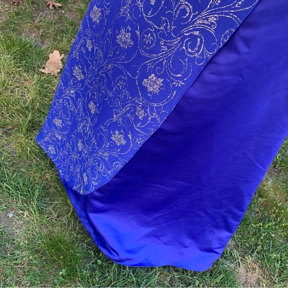 Y2K Royal Blue Prom Gown ,Graduation Fancy party Dress - Picture 2 of 8
